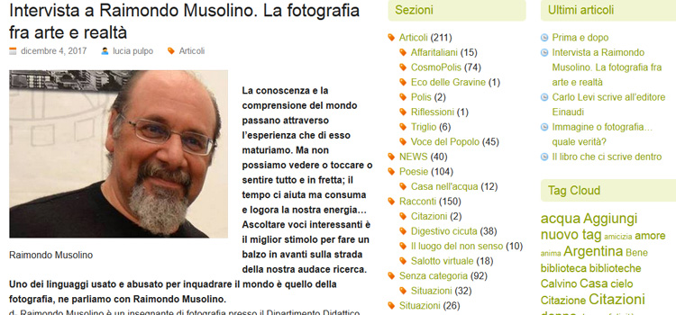 Intervista al Presidente Raimondo Musolino (pulpo.it)